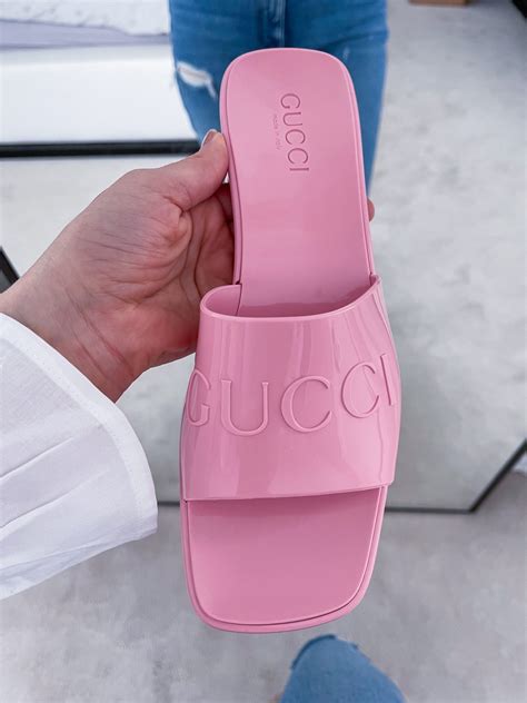 gucci pink slides dupe|Gucci slides knock off.